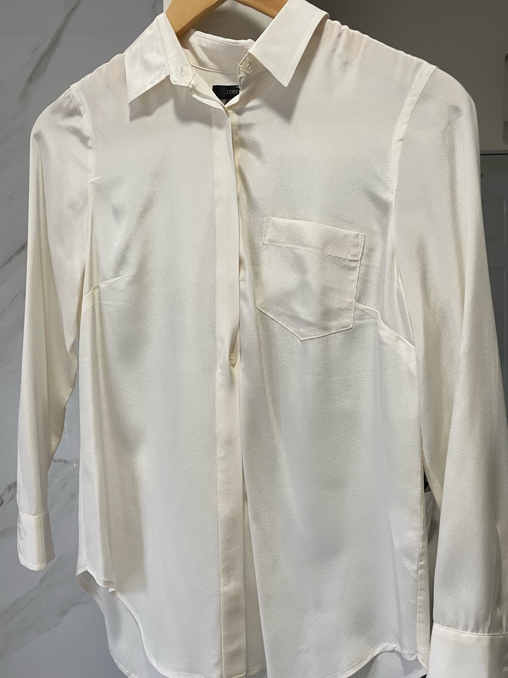 J. Crew Ivory Button-Down Shirt